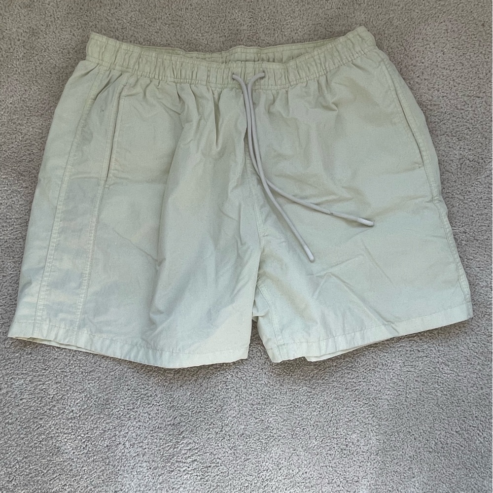 Good condition yellow swim trunks